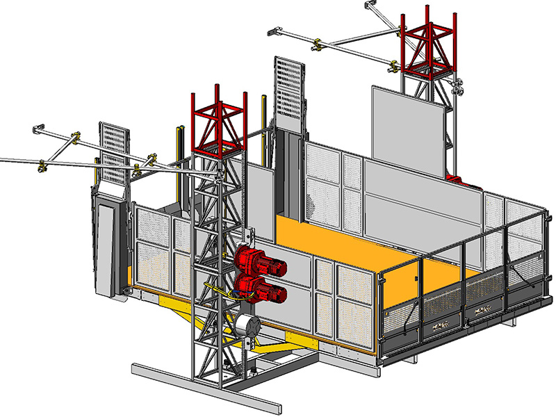 Ascensore Da Cantiere Con Piattaforma Di Carico Mpn Engineering